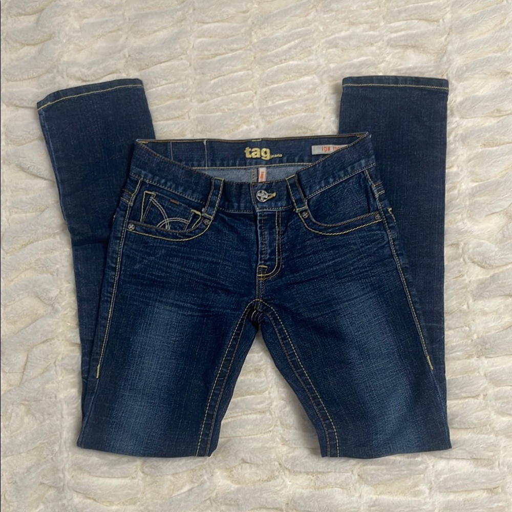 Tag Blue Skinny Jeans with Modern Fit